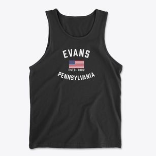 Evans Pennsylvania Patriot Men's Cotton Tank