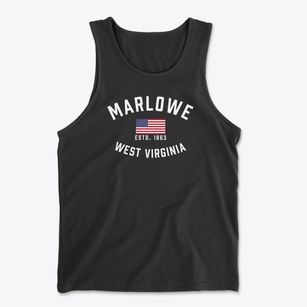Marlowe West Virginia Patriot Men's Cotton Tank