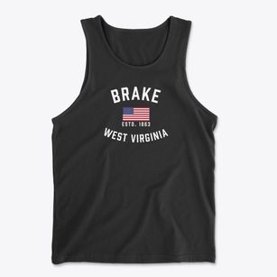 Brake West Virginia Patriot Men's Cotton Tank