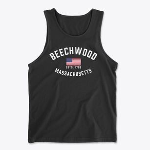 Beechwood Massachusetts Patriot Men's Cotton Tank