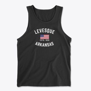 Levesque Arkansas Patriot Men's Cotton Tank