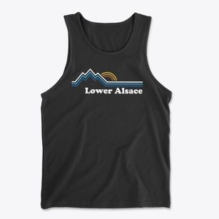 Lower Alsace Pennsylvania Mountain View Men's Cotton Tank