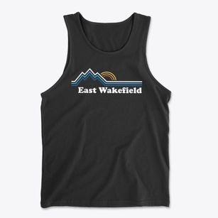 East Wakefield New Hampshire Mountain View Men's Cotton Tank