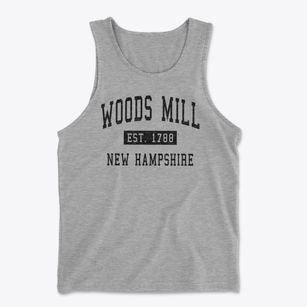 Woods Mill New Hampshire Classic Established Men's Cotton Tank