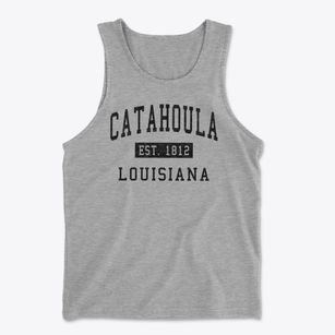 Catahoula Louisiana Classic Established Men's Cotton Tank