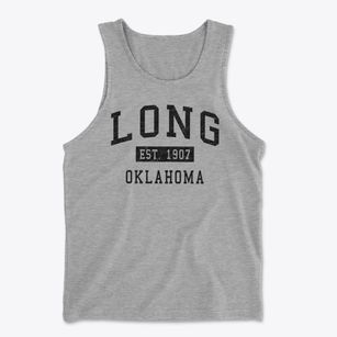 Long Oklahoma Classic Established Men's Cotton Tank