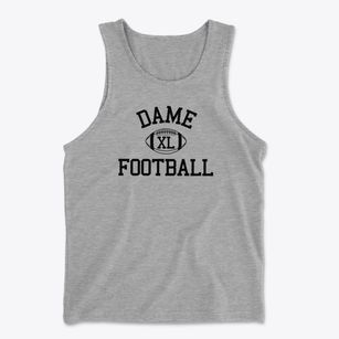 Dame School Classic Football Men's Cotton Tank