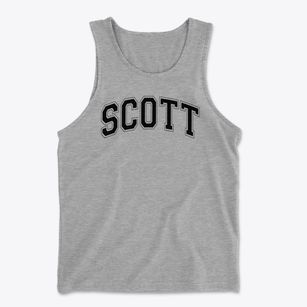 Scott Middle School Varsity Arch Men's Cotton Tank