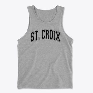Saint Croix Catholic School Varsity Arch Men's Cotton Tank