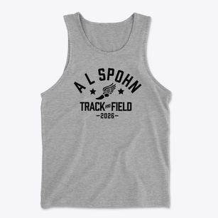 A L Spohn Middle School Track and Field Men's Cotton Tank