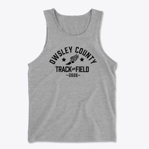 Owsley County High School Track and Field Men's Cotton Tank
