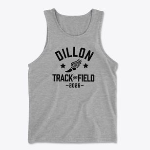 Dillon Middle School Track and Field Men's Cotton Tank
