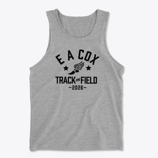 E A Cox Middle School Track and Field Men's Cotton Tank