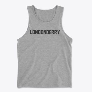 Londonderry New Hampshire Classic Block Men's Cotton Tank