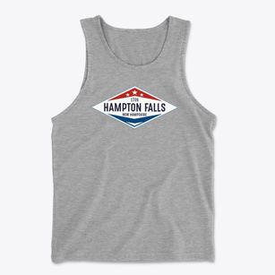 Hampton Falls New Hampshire Diamond Star Men's Cotton Tank