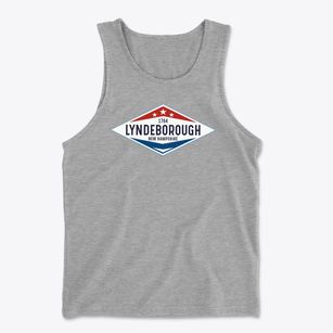 Lyndeborough New Hampshire Diamond Star Men's Cotton Tank