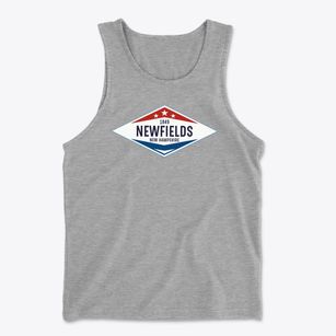 Newfields New Hampshire Diamond Star Men's Cotton Tank