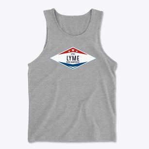 Lyme New Hampshire Diamond Star Men's Cotton Tank