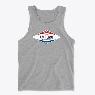 Amherst New Hampshire Diamond Star Men's Cotton Tank