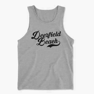 Deerfield Beach Florida Vintage Team Men's Cotton Tank