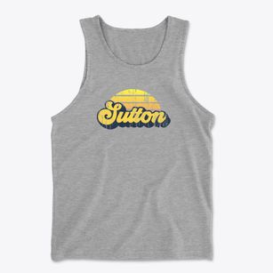 Sutton New Hampshire Sublime Sunset Men's Cotton Tank