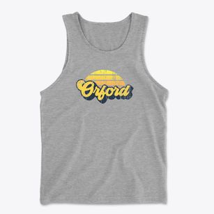 Orford New Hampshire Sublime Sunset Men's Cotton Tank