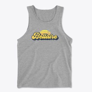 Bellaire Texas Sublime Sunset Men's Cotton Tank