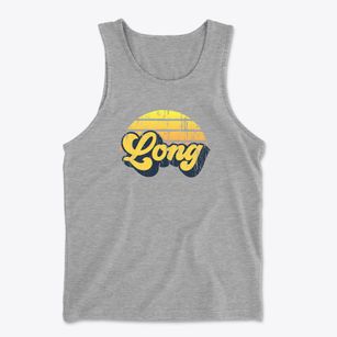 Long Oklahoma Sublime Sunset Men's Cotton Tank
