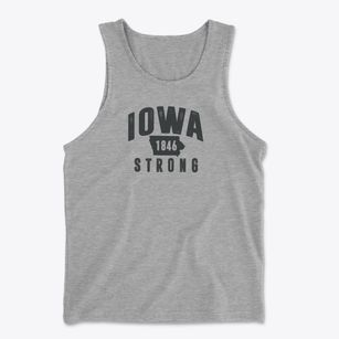  Iowa Strong Men's Cotton Tank