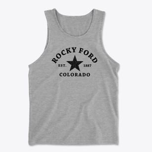 Rocky Ford Colorado Star Men's Cotton Tank