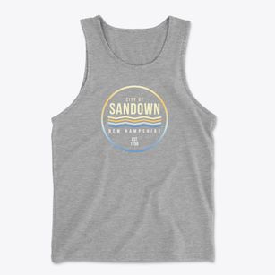 Sandown New Hampshire Color Fade Men's Cotton Tank