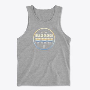 Hillsborough New Hampshire Color Fade Men's Cotton Tank
