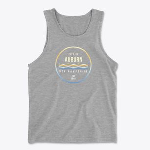 Auburn New Hampshire Color Fade Men's Cotton Tank