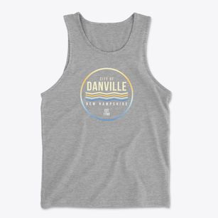 Danville New Hampshire Color Fade Men's Cotton Tank