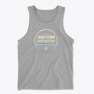 Jamestown North Carolina Color Fade Men's Cotton Tank