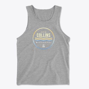 Collins Mississippi Color Fade Men's Cotton Tank