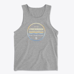 Lyndeborough New Hampshire Color Fade Men's Cotton Tank