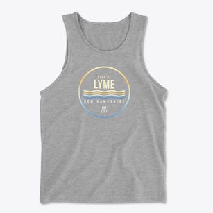 Lyme New Hampshire Color Fade Men's Cotton Tank