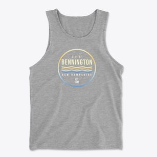 Bennington New Hampshire Color Fade Men's Cotton Tank