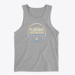Florence New York Color Fade Men's Cotton Tank