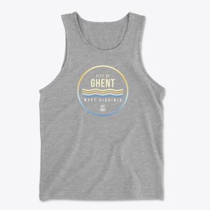 Ghent West Virginia Color Fade Men's Cotton Tank