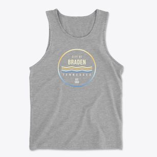 Braden Tennessee Color Fade Men's Cotton Tank