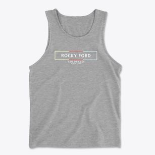 Rocky Ford Colorado Artbox Men's Cotton Tank