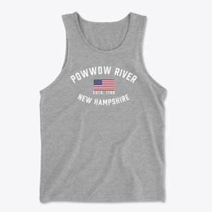 Powwow River New Hampshire Patriot Men's Cotton Tank