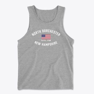 North Dorchester New Hampshire Patriot Men's Cotton Tank