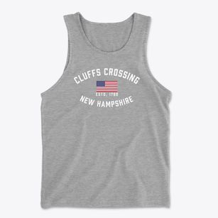 Cluffs Crossing New Hampshire Patriot Men's Cotton Tank