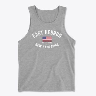 East Hebron New Hampshire Patriot Men's Cotton Tank