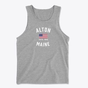 Alton Maine Patriot Men's Cotton Tank