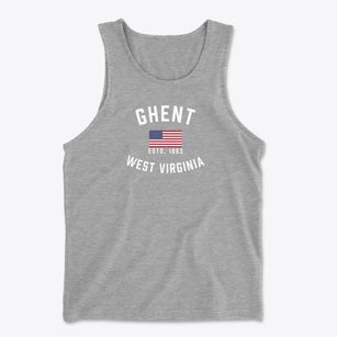 Ghent West Virginia Patriot Men's Cotton Tank