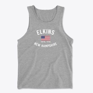 Elkins New Hampshire Patriot Men's Cotton Tank